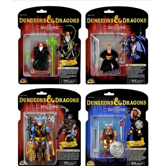 NECA Toys 222 Sdcc Neca Dungeons Dragons 4 Scale Action Figures